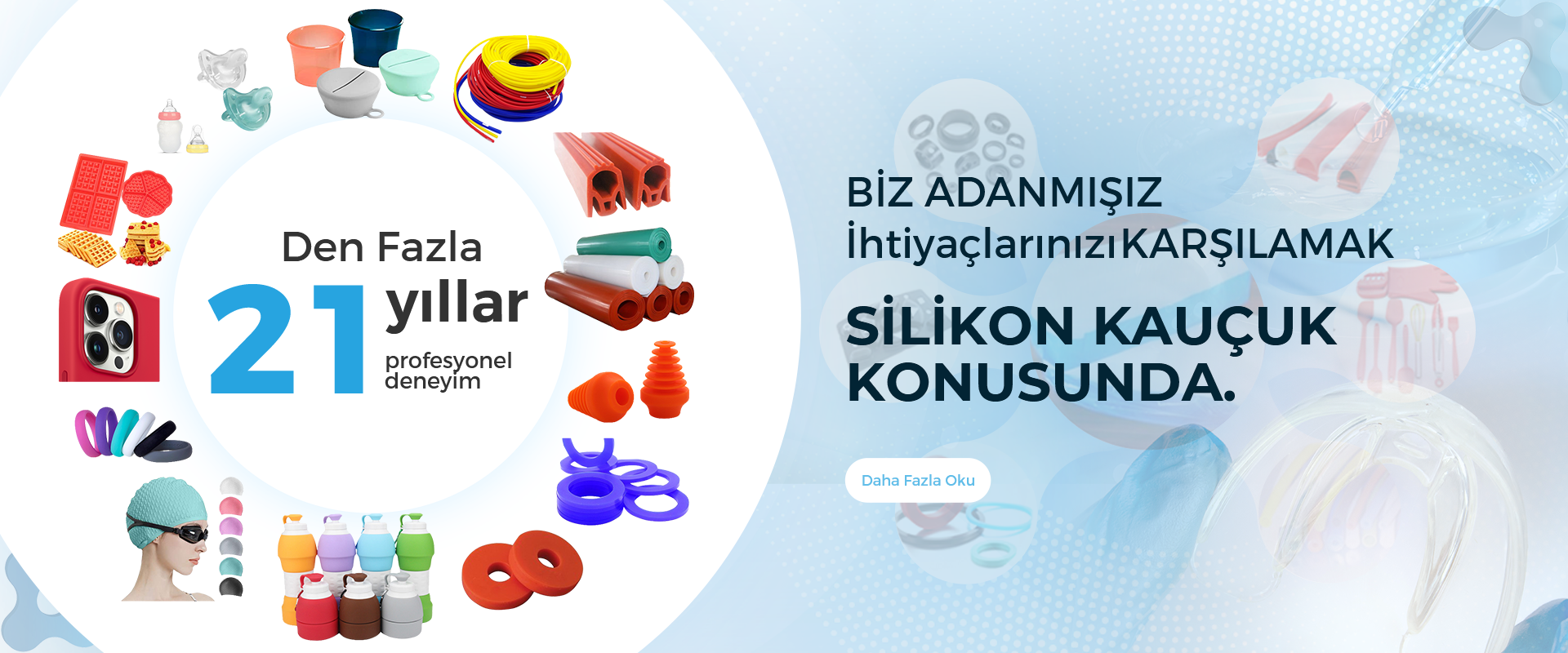 Leading liquid silicone rubber producer with long-term expertise