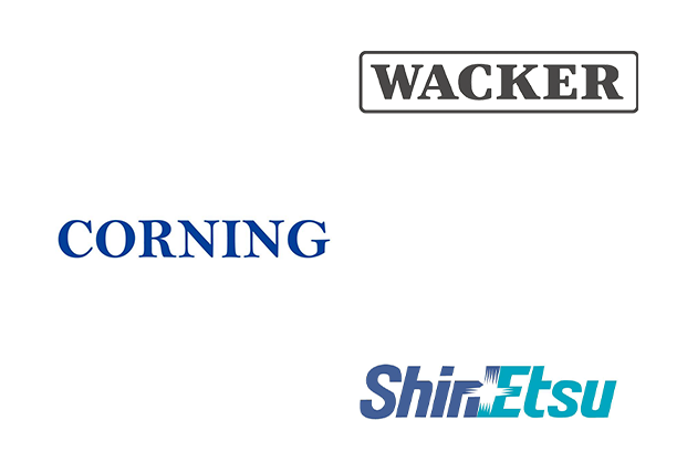 Güvenilir yüksek tutarlılık silikon üreticisini gösteren marka logoları